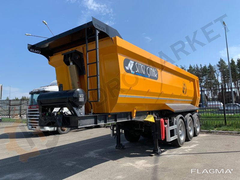 Полуприцеп 27 кубов 3-осный, Кузов сталь Hardox 450