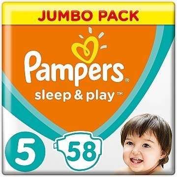 Подгузники Pampers sleep &play 5 58шт
