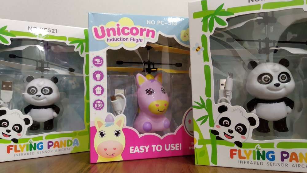 Летающая игрушка панда, единорог, flying panda, unicorn