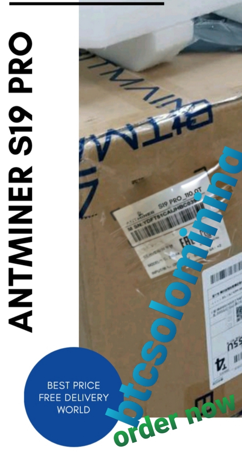 Antminer s19 pro btcsolomining