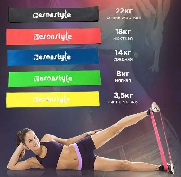 Резинки для фитнеса Esonstyle, резинки для спорта, фитнес ленты