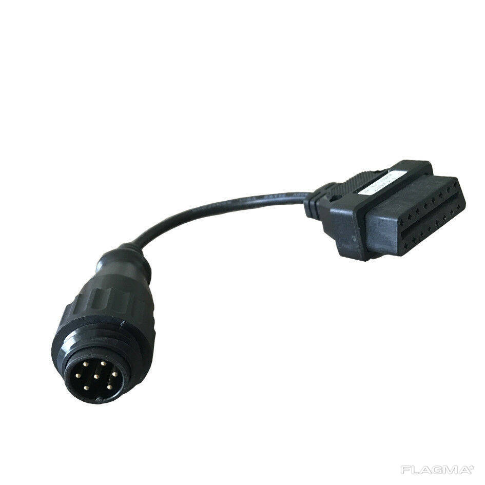 Переходник c OBD-II 16-pin на 7-pin Knorr/Wabco для Autocom