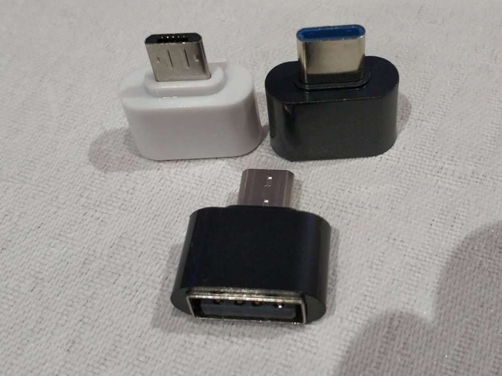 Переходник,перехідник microUsb-Type-C, OTG microUSB - USB,type-C-USB