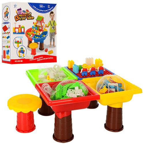 Игровой столик с конструктором