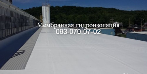 Изоляция крыши мембраной ПВХ