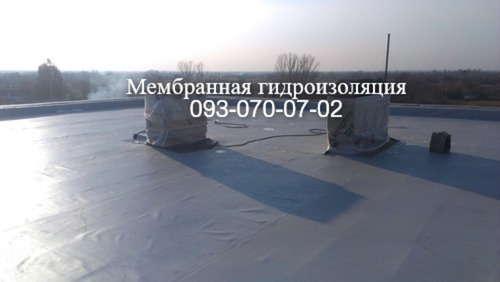 Пайка ПВХ мембраны