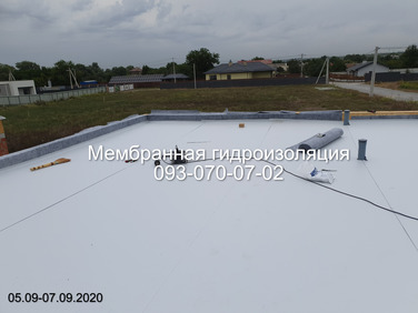 Кровля ПВХ мембраной в Хмельнике