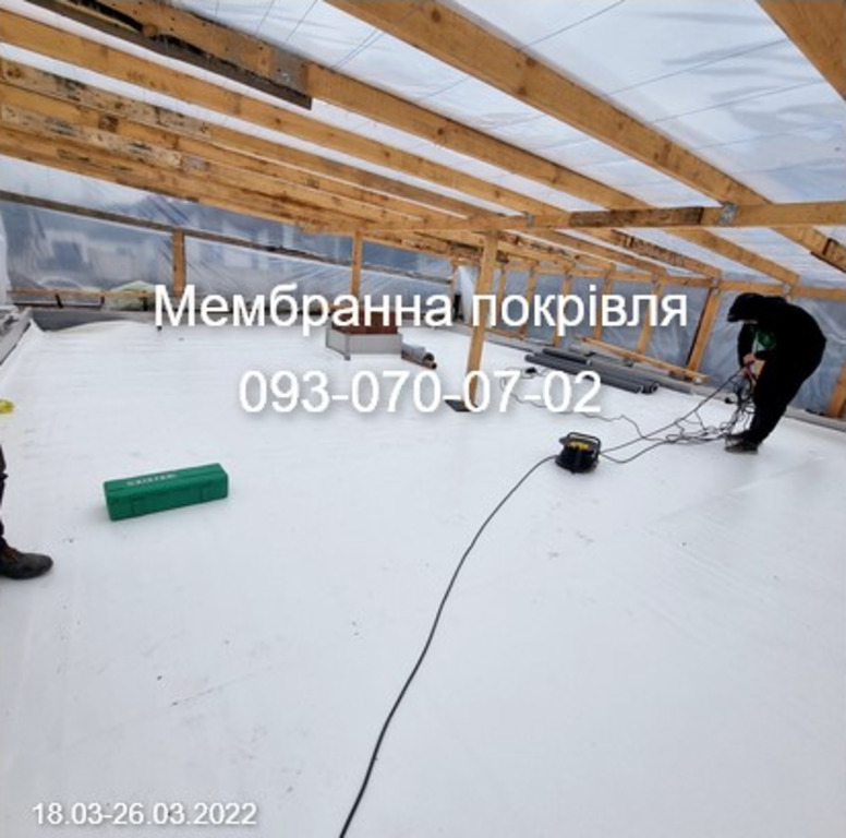 Укладання ПВХ мембрани Луцьк