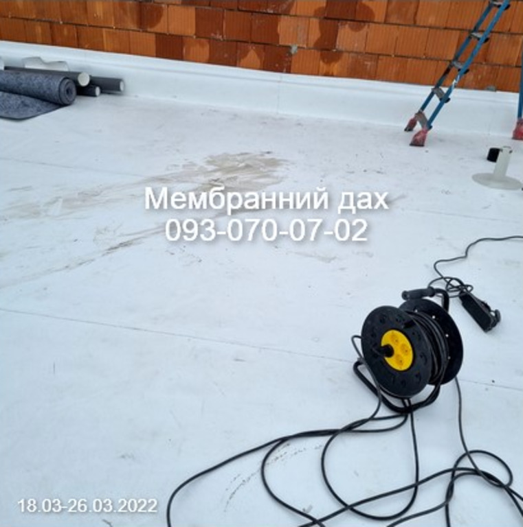 Мембранна покрівля, ремонт мембранного даху
