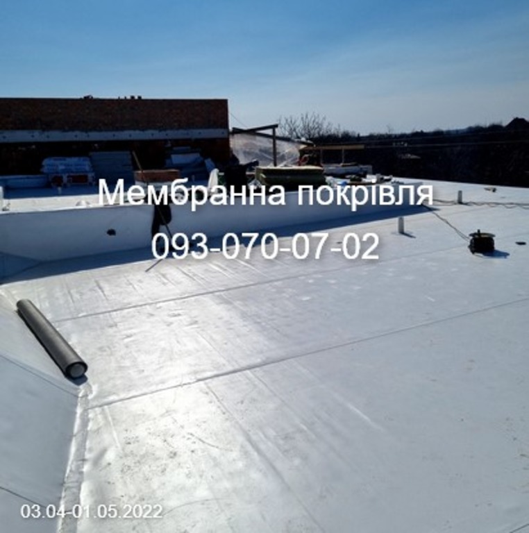 Пристрій мембранної покрівлі Олександрія
