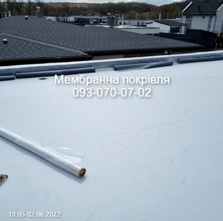 Мембранна гідроізоляція покрівлі Вінниця