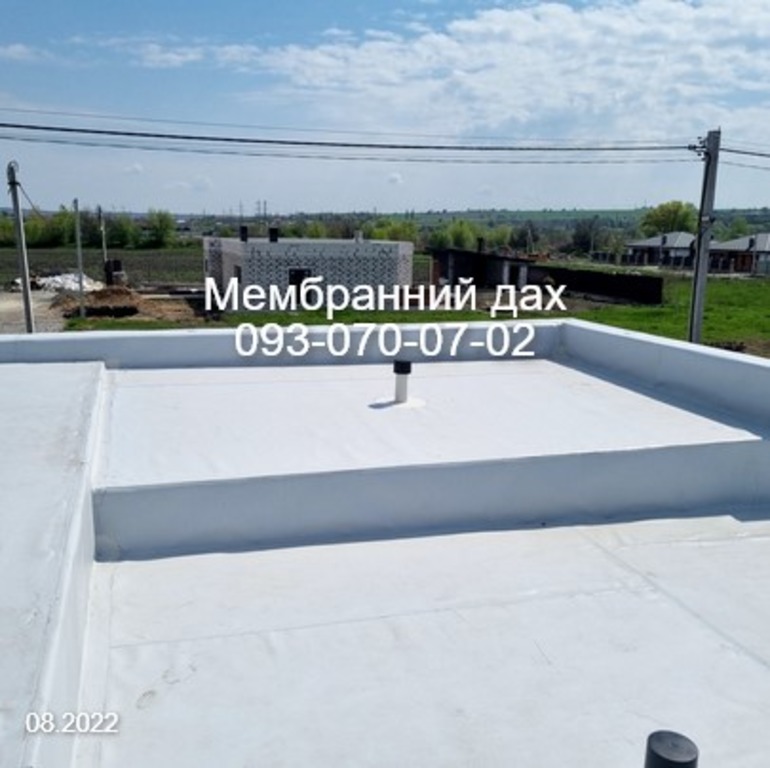 Мембранна покрівля, ПВХ та ТПО покрівля