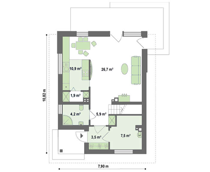 Участок под строительство в начале г. Борисполь