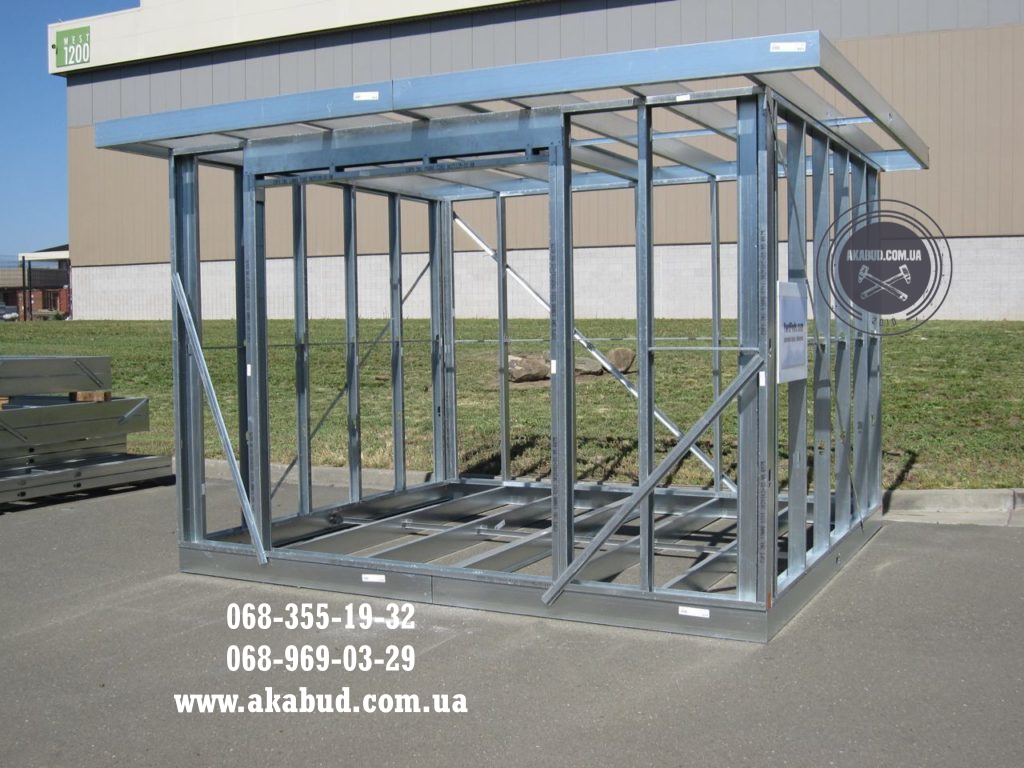 Маф під ключ виробництво і монтаж. Будівництво павільйонів з металоконструкцій