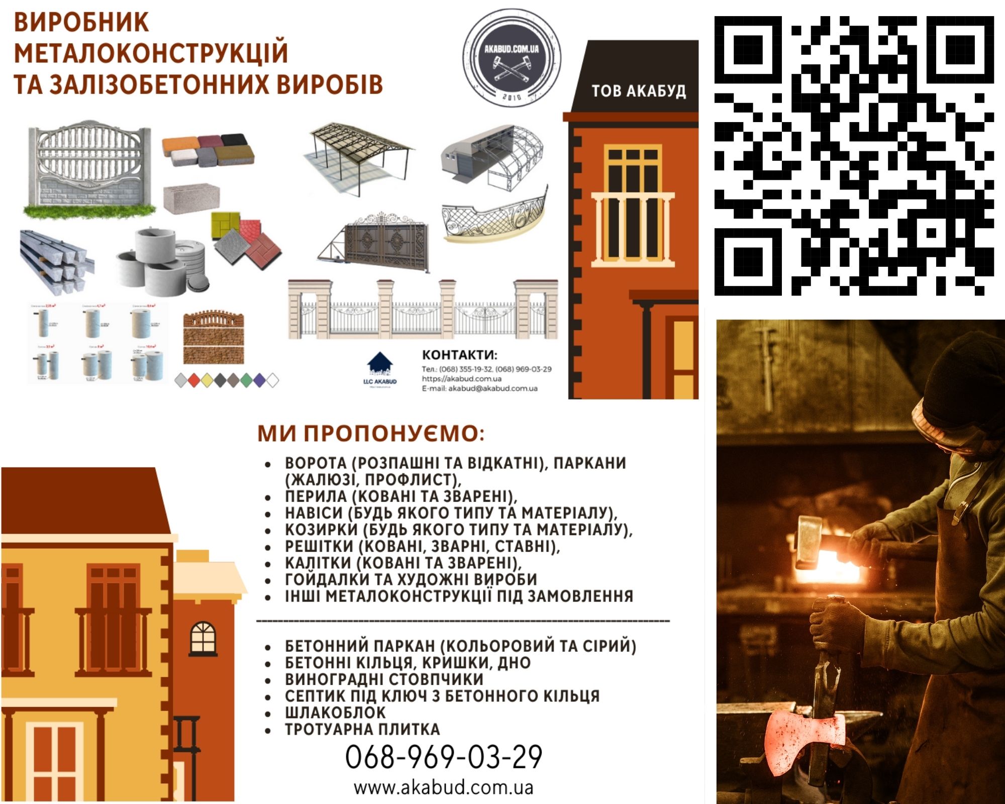 Ворота Распашные, откатные из профлиста.  Гаражные ворота. Навес, перила.