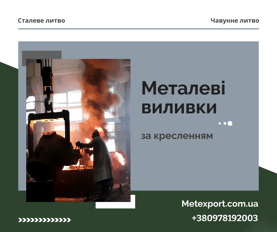 Пропонуємо роботи з ливарного виготовлення деталей
