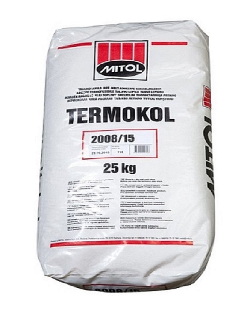 Низкотемпературний клей-розплав Termokol 2008 PI  для меблевої крайки ПВХ з швидкою відправкою по Україні.