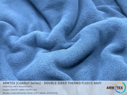 ARMTEX Comfort Series – Двусторонний Термофлис ТЕМНО-СИНИЙ