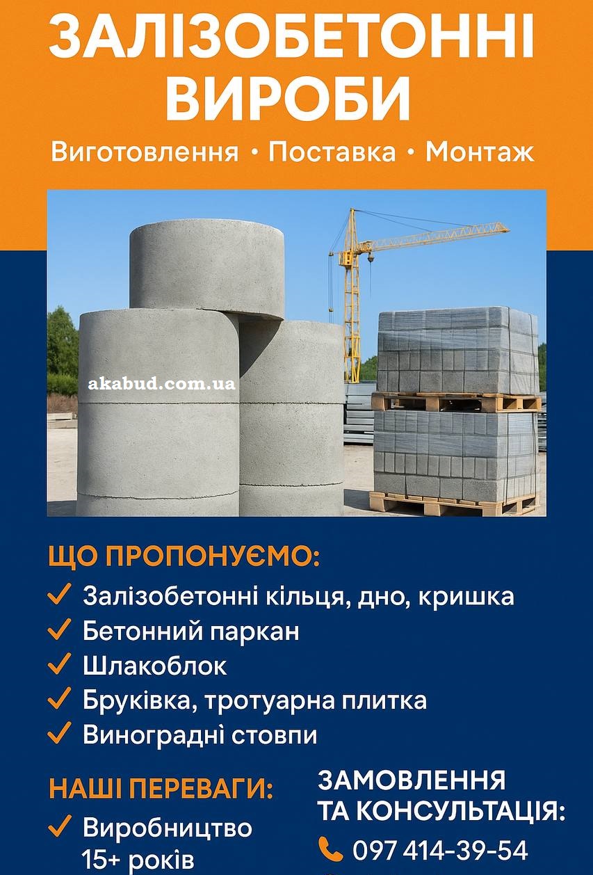 Железобетонные изделия от производителя.  Изготавливаем и доставляем по всей Украине Кольца бетонные кольца. КС20.9, КС15.9, КС10.9, КС0.8. Армированные, с выбором высоты Крышки к кольцам. Усиленные, с армированием Днища бетонные (дно). Для септиков, коло
