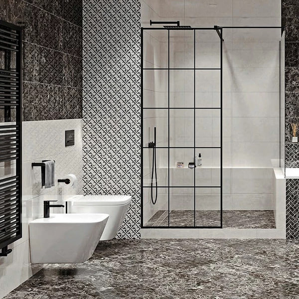 Плитка Sephora Black + White + Декор — НОВА, зі знижкою 40%!