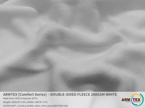 ARMTEX Comfort Series – Двусторонний Флис | БЕЛЫЙ