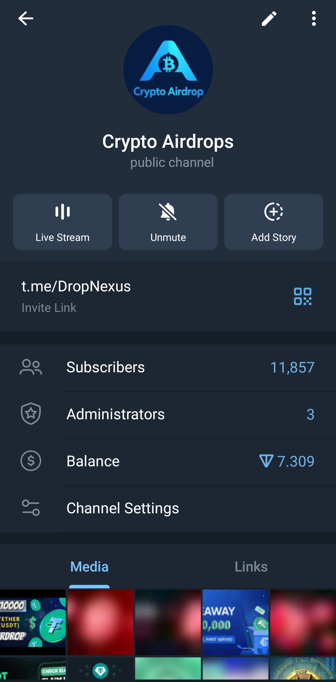 Telegram Монетизация 7.3 TON Продажа крупного активного канала