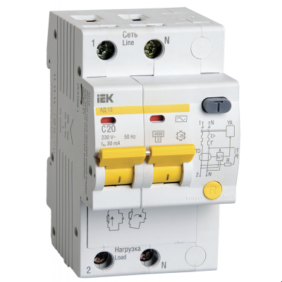 Заміна та монтаж диференціальних автоматів.