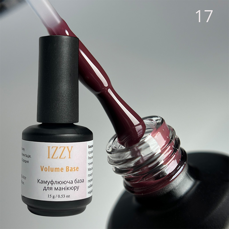 Міцність та Об'єм: Камуфлююча База Izzy Volume Base #017 (15мл)