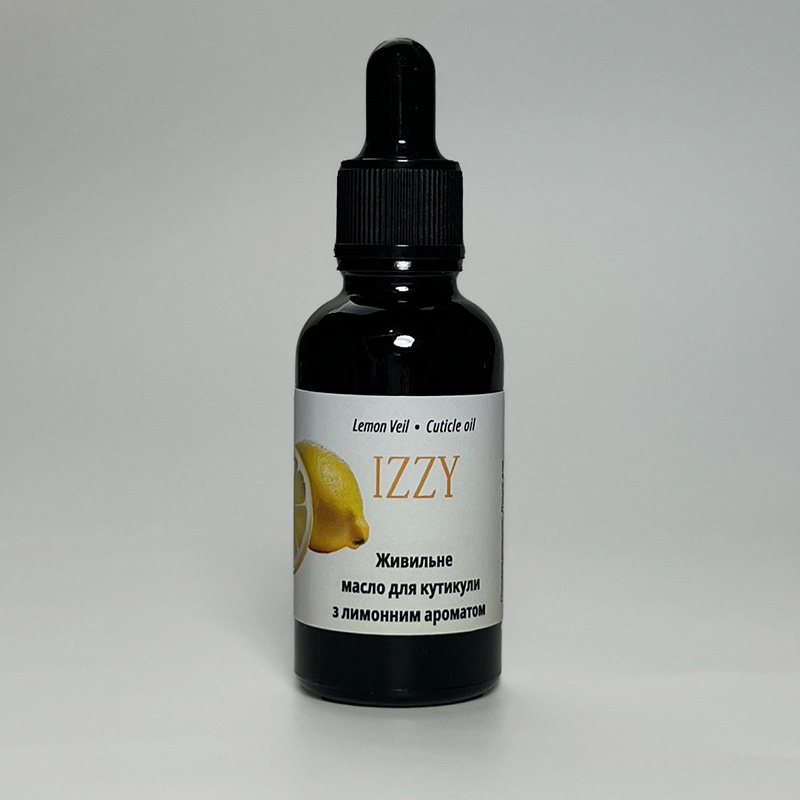 Аромат та Догляд: Масло для Кутикули Izzy з Лимоном 30мл (Професійний об'єм)