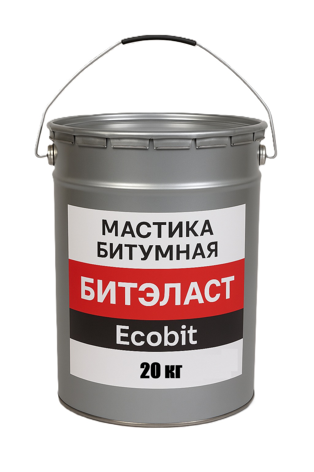 Мастика битумная ведро 20 кг БИТЭЛАСТ - БИТУМНЫЙ Ecobit ДСТУ Б В.2.7-108-2001