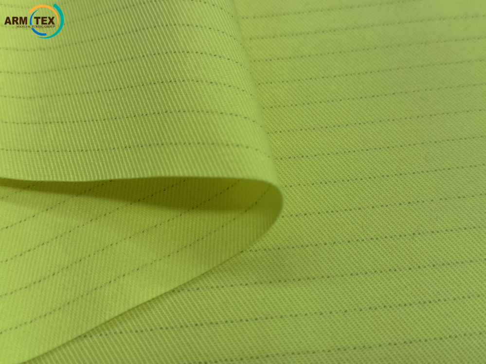 ARMTEX VIS-FR 340 STRONG – Огнестойкая Саржа 2/2  Сигнальный Жёлтый