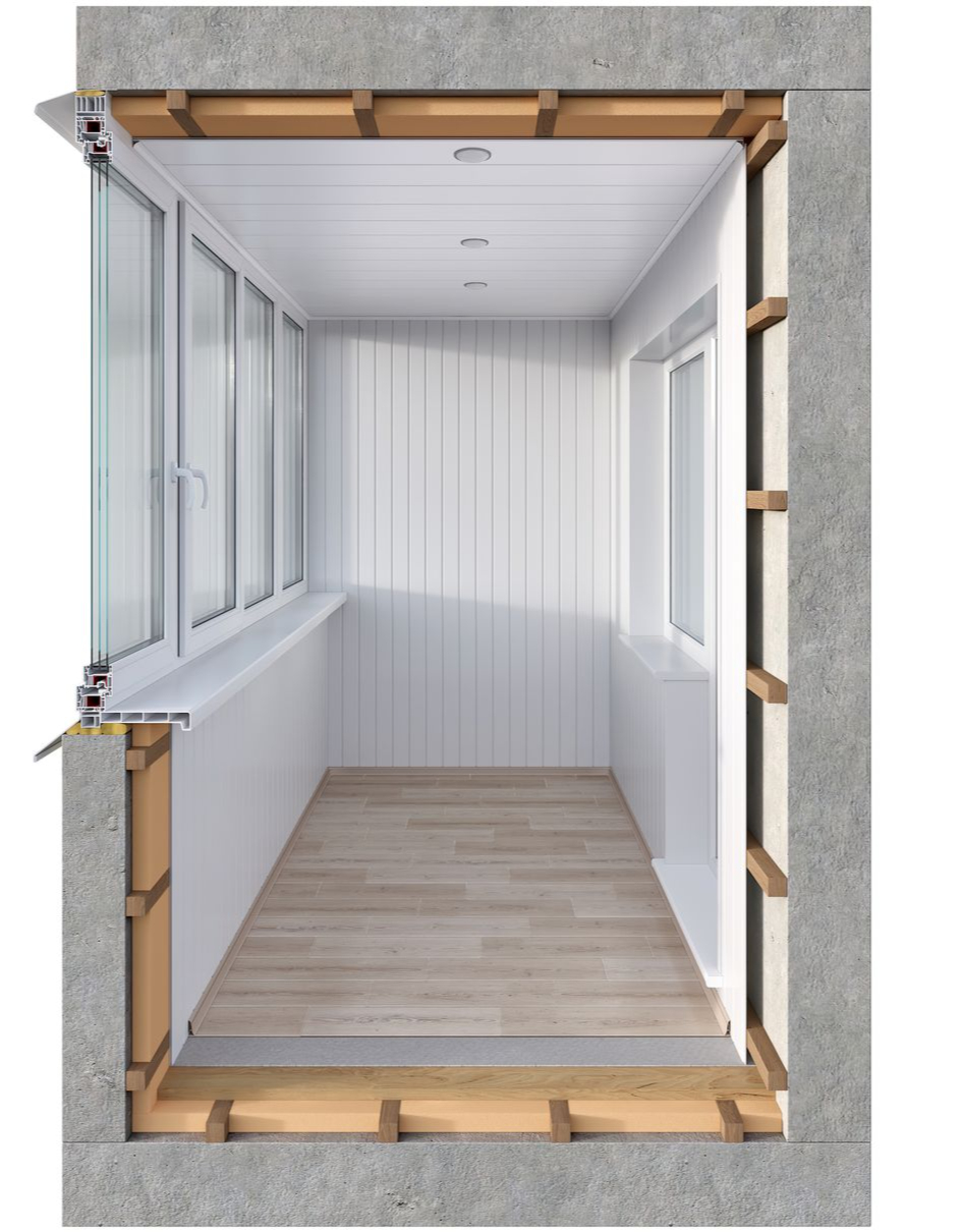 Оформлення балкону