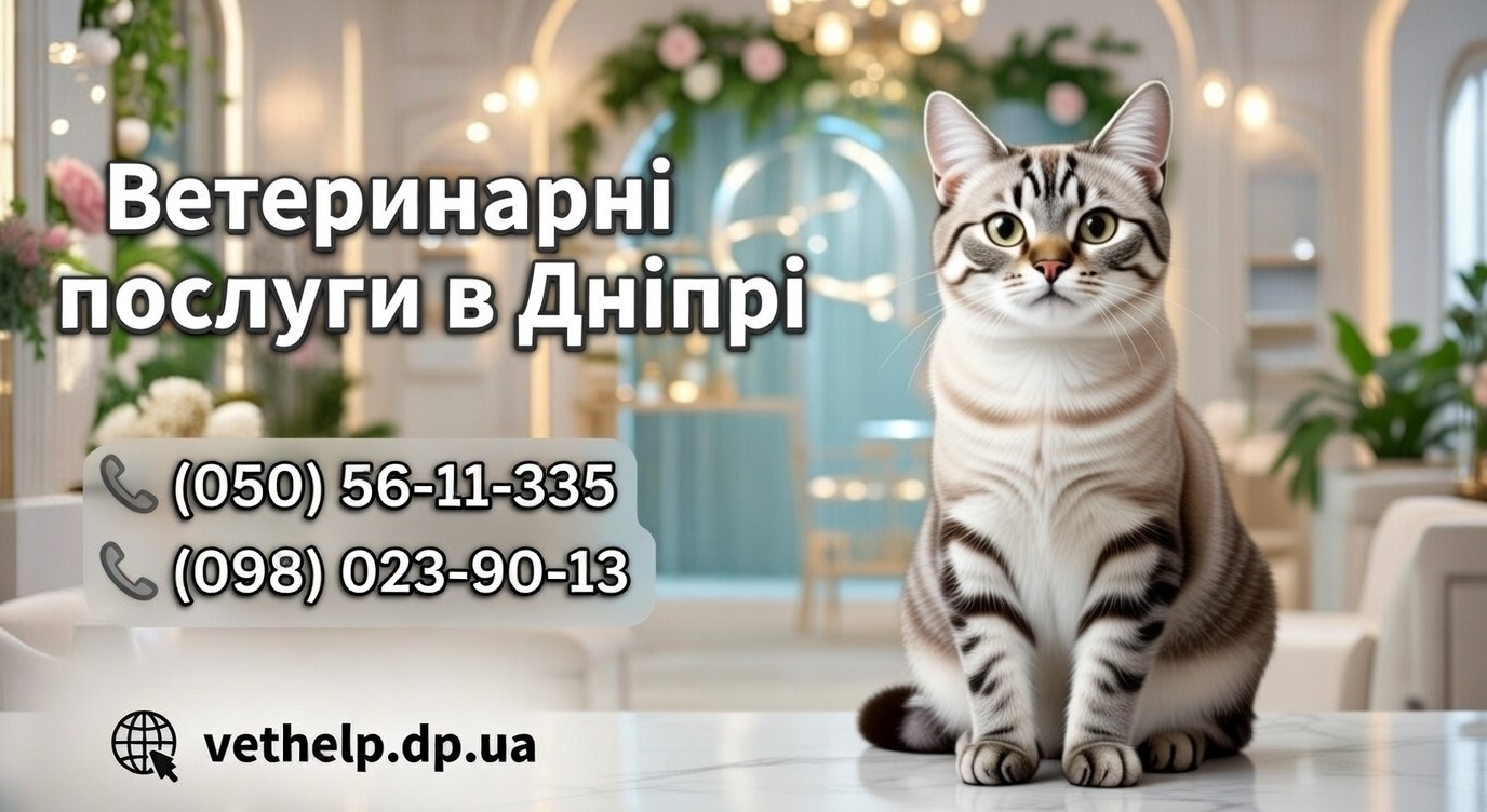 Ветеринарная помощь, вызов ветврача Днепр, Ветеринар вет. услуги