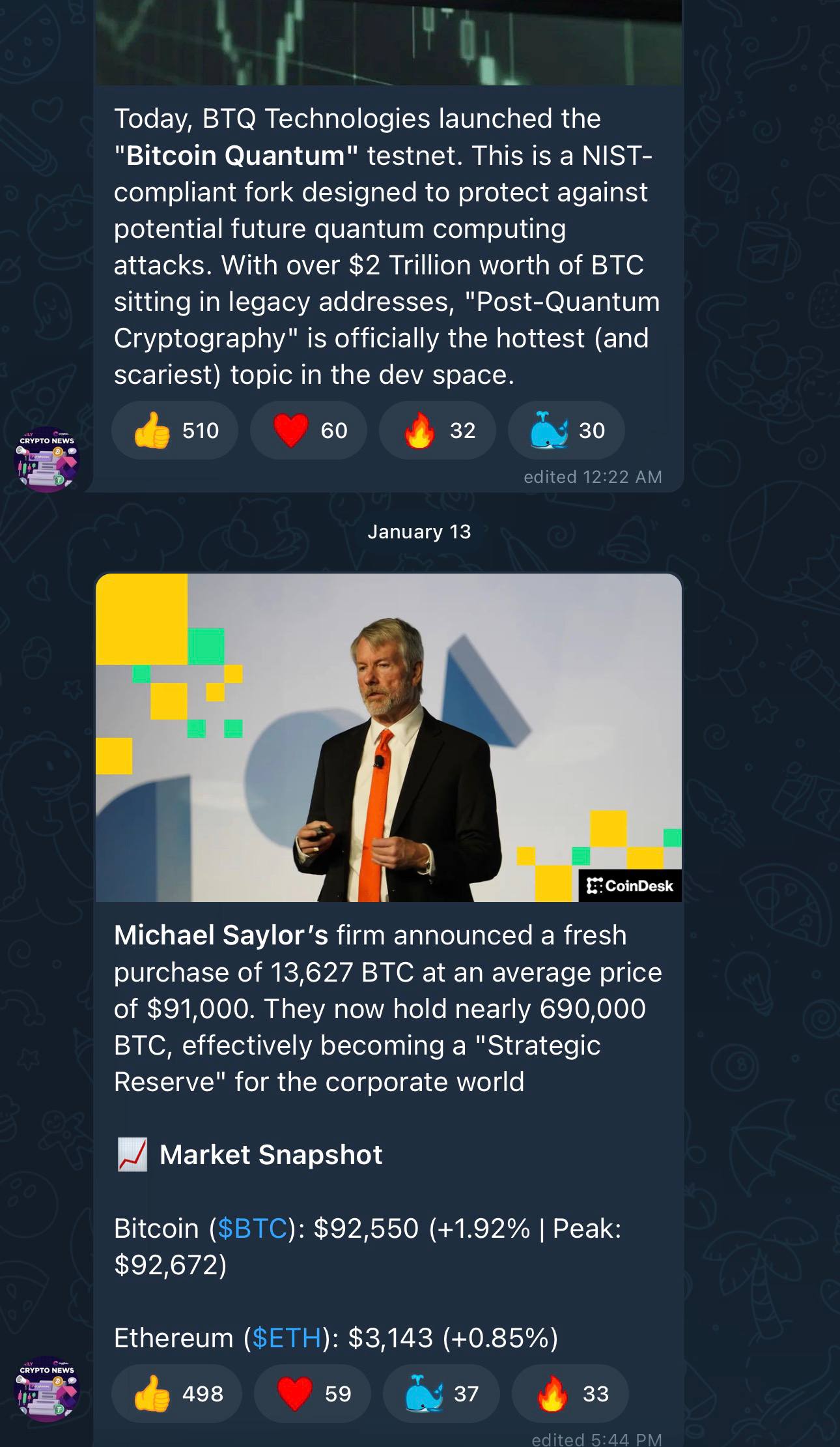 Телеграм-канал Crypto News