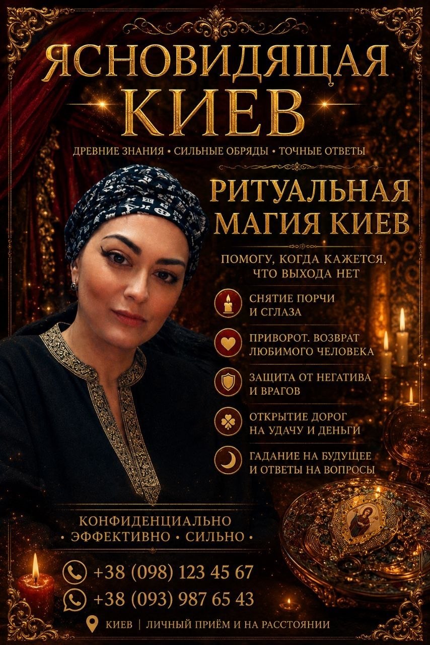Помощь ясновидящей Татьяны в Киеве. Любовная магия. Снятие негатива. Исцеление.