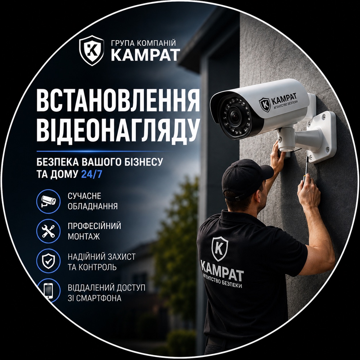 відеонагляд кривий ріг Камрат