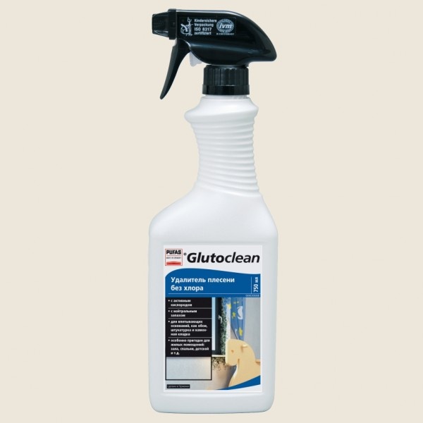 Удалитель плесени и грибка без хлора Glutoclean Pufas (0,75 л.)