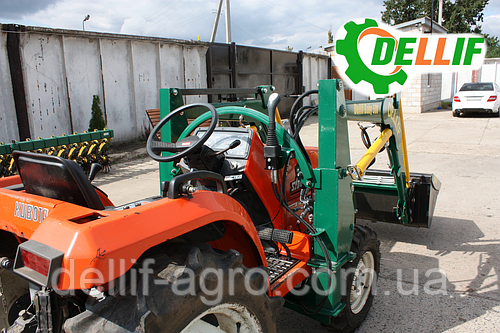 Погрузчик Dellif Baby 500 с джойстиком на Dong Feng 244, Kata Ke 454