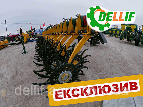 Борона ротационная Dellif Белла 6 м 25 рабочих органов, Ступица под ВАЗ, ИННОВАЦИЯ