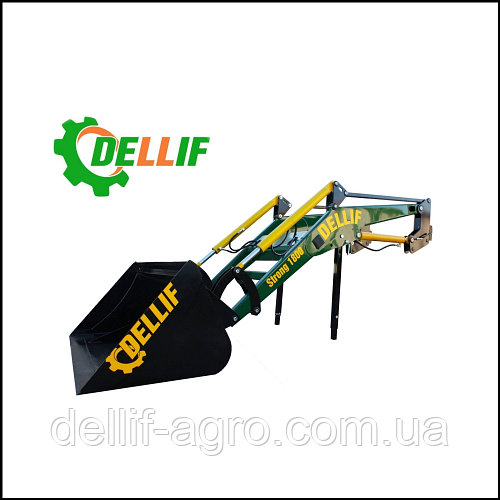 Погрузчик на МТЗ ЮМЗ. КУН на трактор, модель Dellif Strong 1800