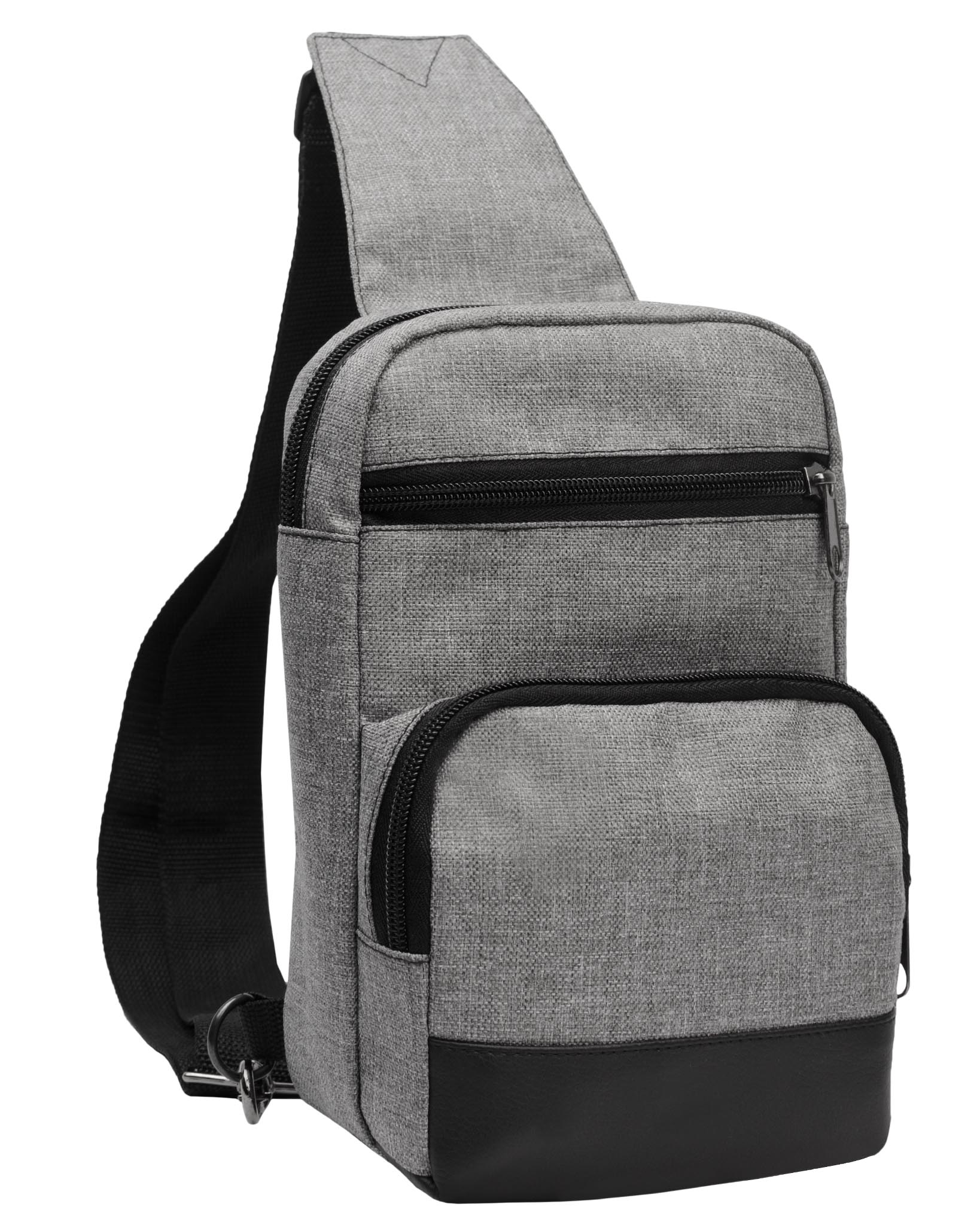 Сумка-слінг Surikat Sling через плече колір меланж сірий — для чоловіків та жінок