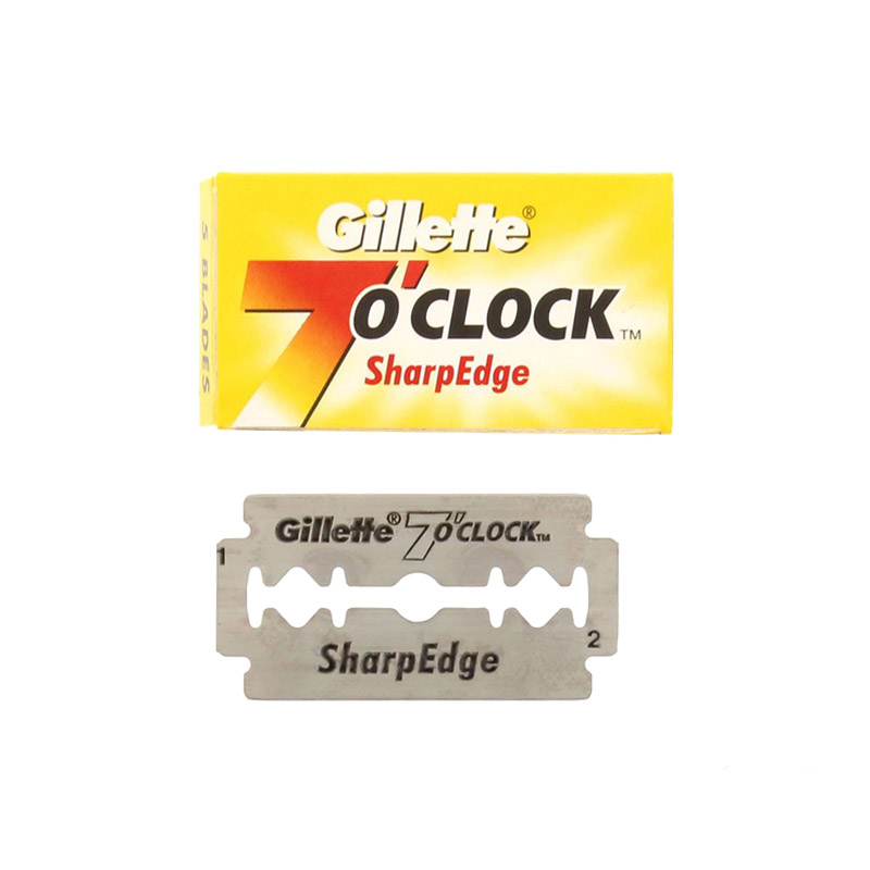 Лезвия Gillette 7 O’Clock Sharp Edge Double Edge 5 Шт