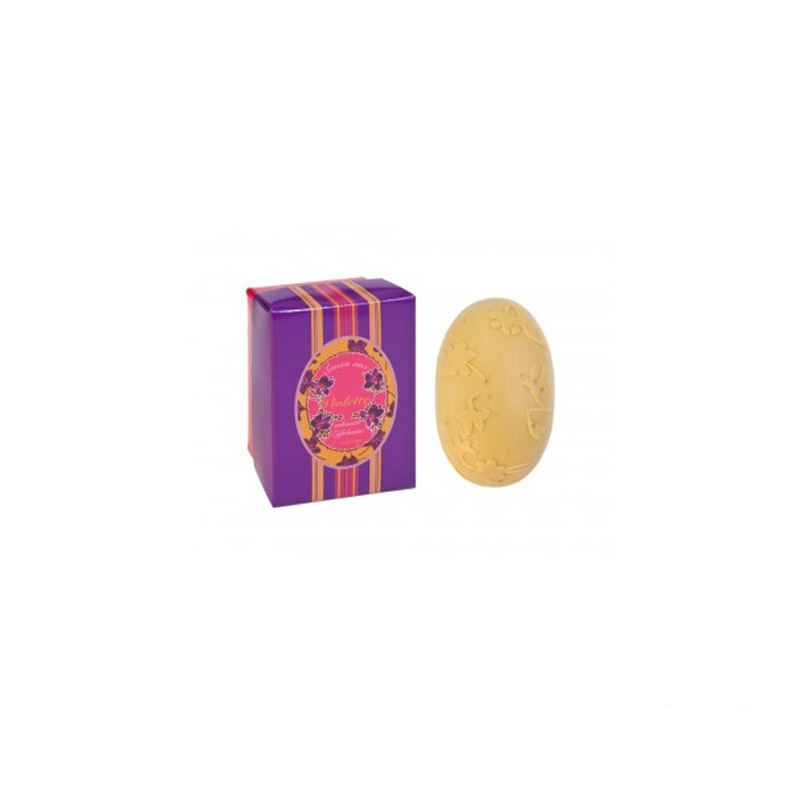 Мыло-Скраб Цветочное Confianca Violet Collection Exfoliating Soap (Yellow Box) 150 Г