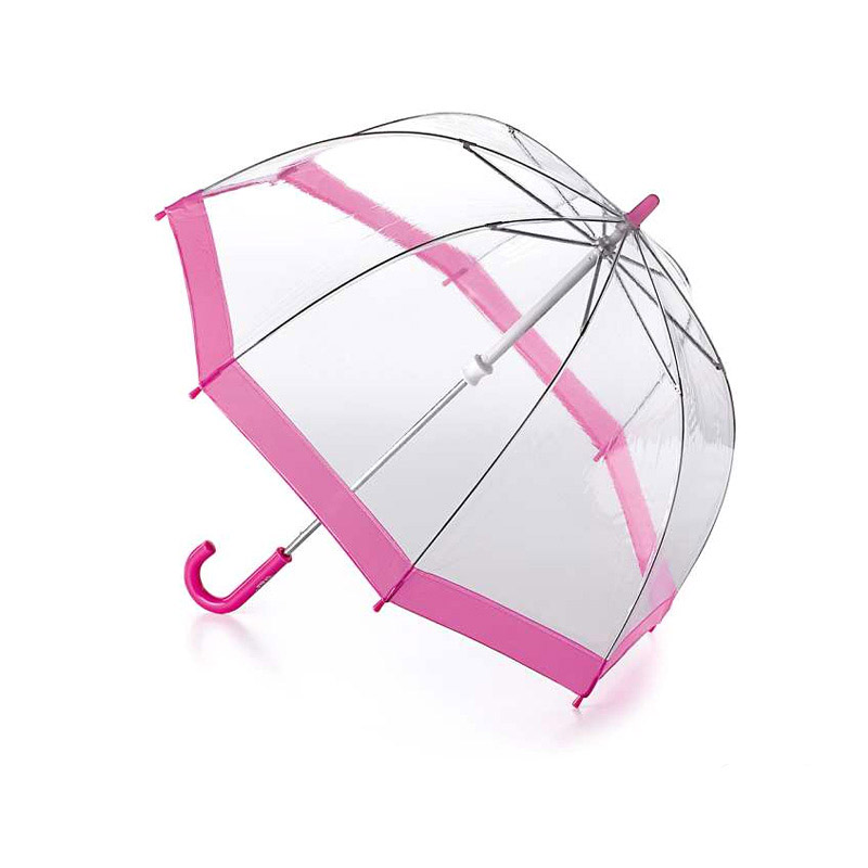 Зонт Прозрачный Детский Fulton Funbrella-2 Pink C603 (8F022)