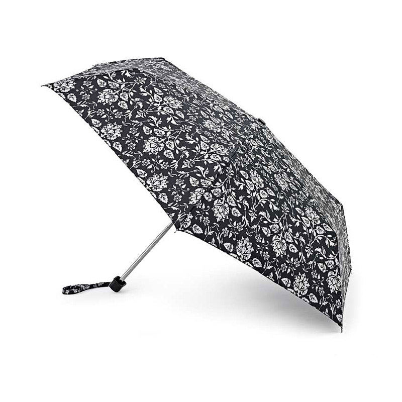 Зонт Женский Fulton Miniflat-2 Black Wallpaper L340 (6F2516)
