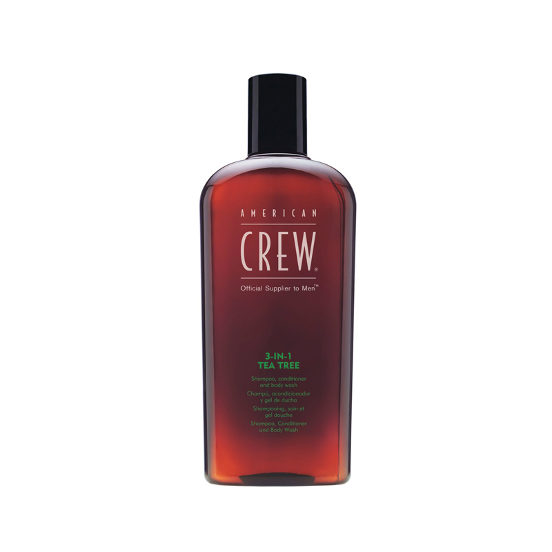 Шампунь (3 в 1) American Crew Shampoo, Conditioner and Body Wash Tea Tree 250 мл