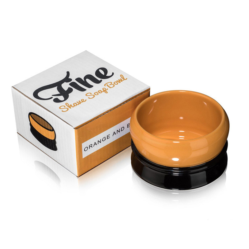 Чаша для хранения мыла Fine Soap Bowl - Orange &amp; Black