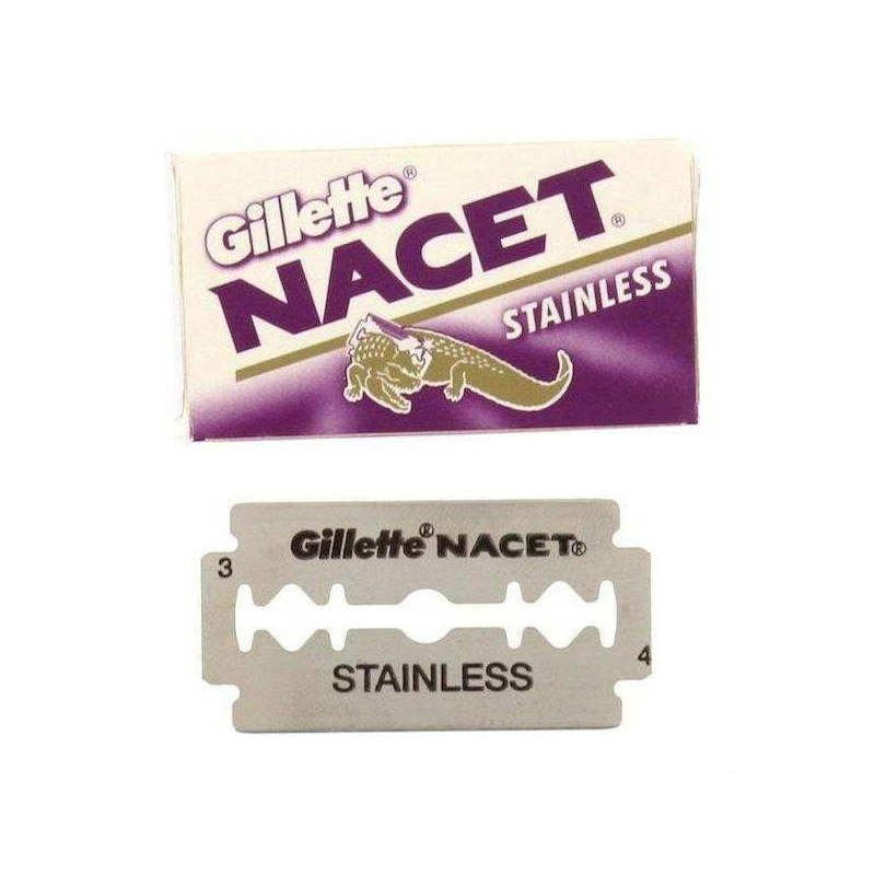 Лезвия Gillette Nacet DE Razor Blades 5 шт