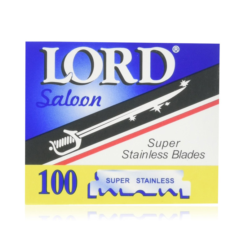Лезвия половинки Lord 100 Singel Edge Razor Blades 100шт.