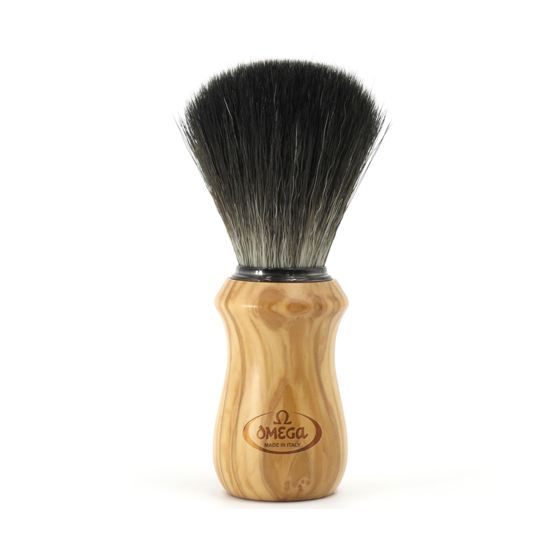 Помазок для бритья Omega Hi-Brush 0196832 Olive Wood